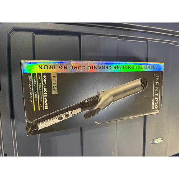 Conair Infiniti Pro Nano Tourmaline 1 1/2” Ceramic Curling Iron - Picture 9 of 9